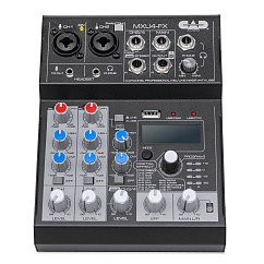 Микшерный пульт CAD MXU4-FX Black