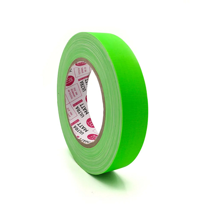 Клейкая лента DGTAPE ultraMATT Fluorescent Green 25mm 25m - рис.0