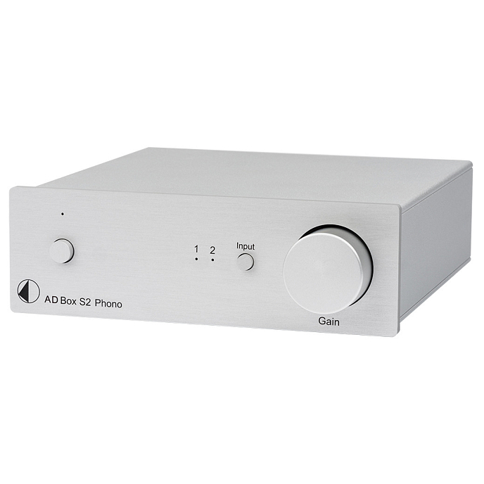 Фонокорректор Pro-Ject MM-MC AD PHONO BOX S2 Silver - рис.1