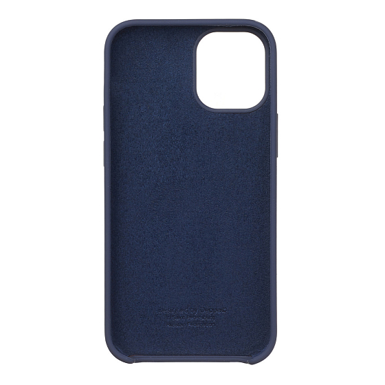 Чехол для смартфонов Deppa Liquid Silicone for Apple iPhone 12 Mini Blue - рис.0