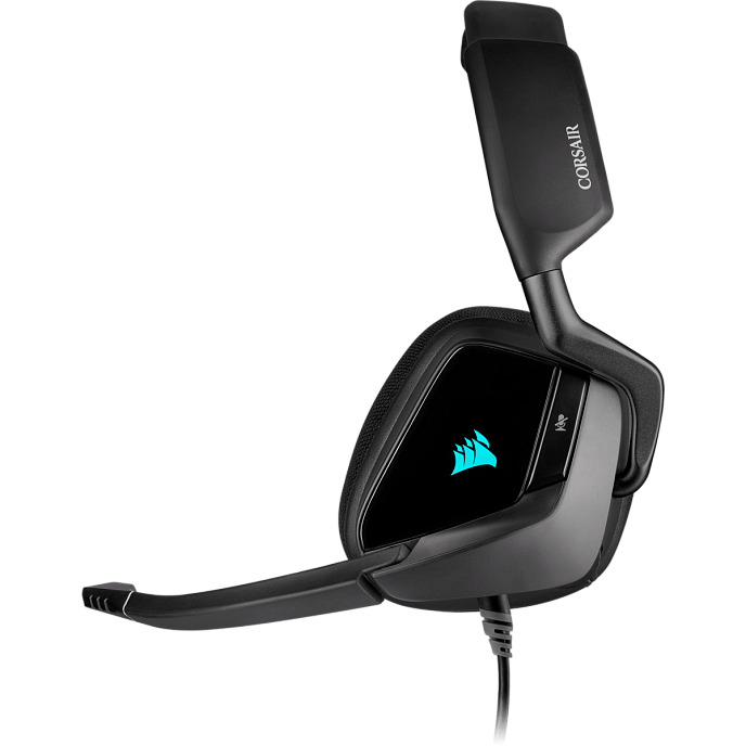 Игровая гарнитура Corsair VOID RGB Elite USB Carbon 7.1 - рис.1