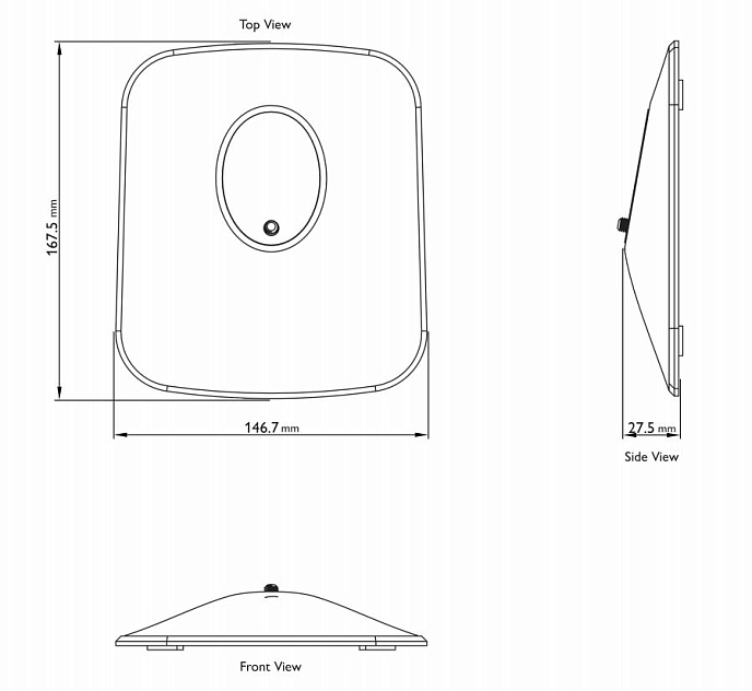 Стойки под акустику KEF P1 Desk Pad Silver - рис.2