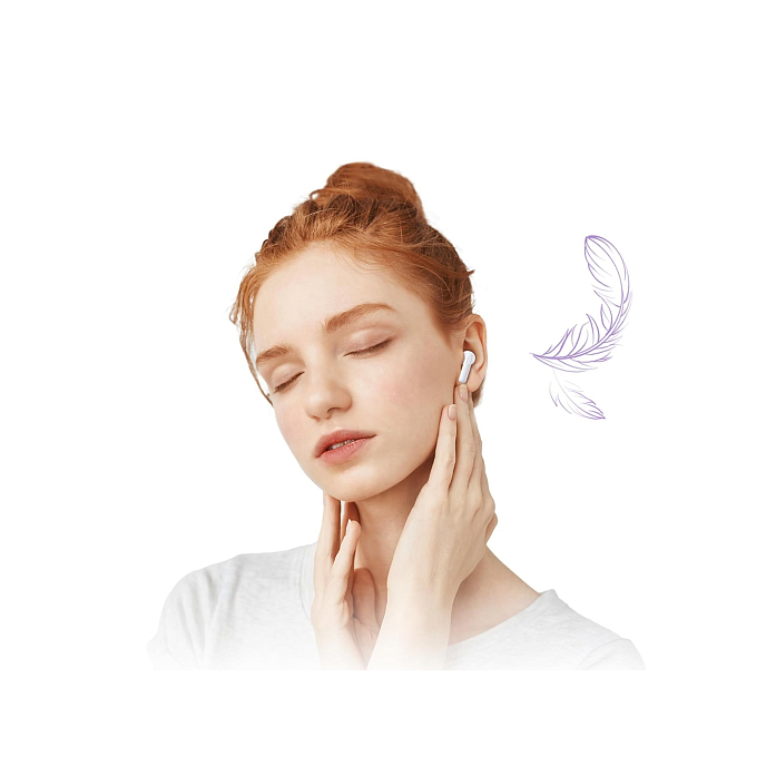 Беспроводные наушники Honor CHOICE Earbuds X6 White - рис.5