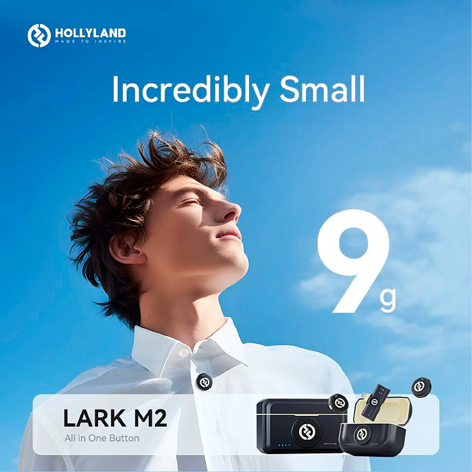 Радиосистема Hollyland Lark M2 Mini Combo Shine Charcoal - рис.10
