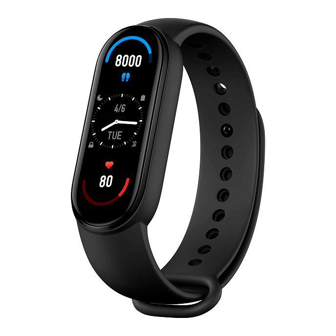 Носимые устройства Xiaomi Mi Smart Band 6 NFC Black - рис.0