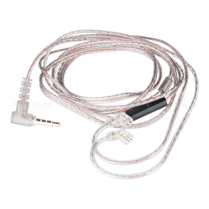 Кабель KZ Pink & Gold Cable With Mic (C) - рис.0