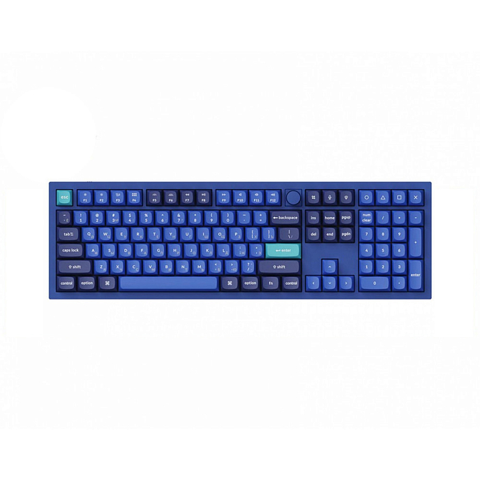 Клавиатура Keychron Q6-O3 RGB Brown Switch Gateron G Blue - рис.0