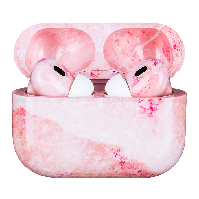 Беспроводные наушники Apple AirPods Pro 2 USB-C Pink Marble Gloss - рис.0