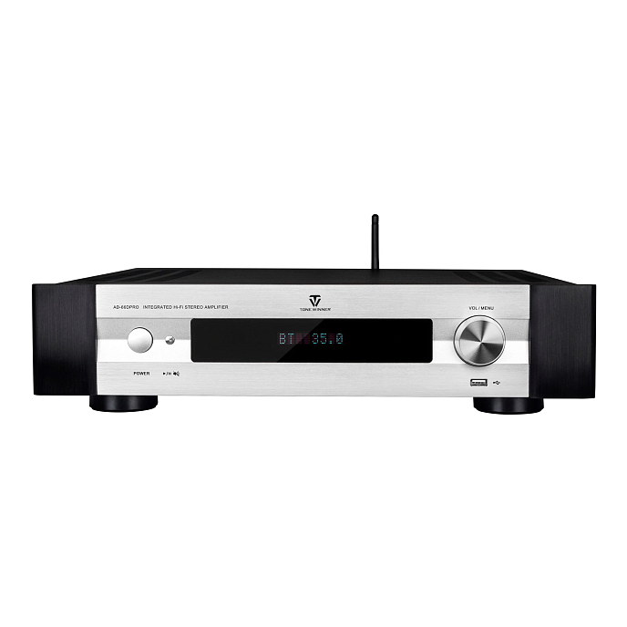 Интегральный усилитель ToneWinner AD-66D Pro Black Silver - рис.0