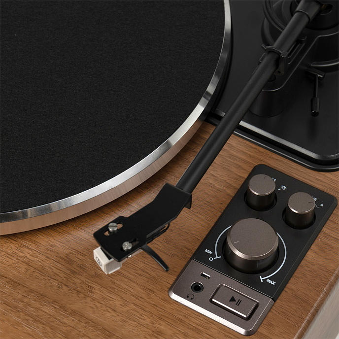 Проигрыватель винила Reproductor RP-410UBWA Walnut - рис.8