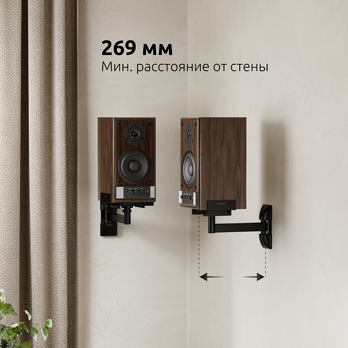 Кронштейн для акустики Uniteki SMP25 Black - рис.8