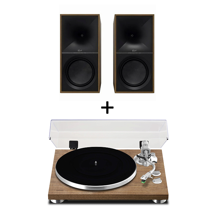 Комплект Klipsch The Nines Walnut + TEAC TN-400BT-X Walnut - рис.0
