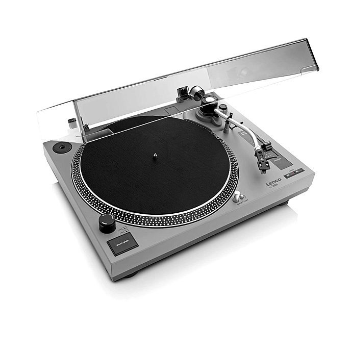 Проигрыватель винила Lenco L-3808 Matt Grey - рис.0