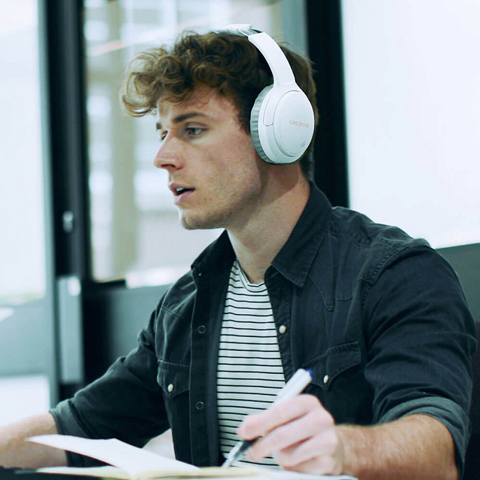 Беспроводные наушники Creative Zen Hybrid White - рис.11