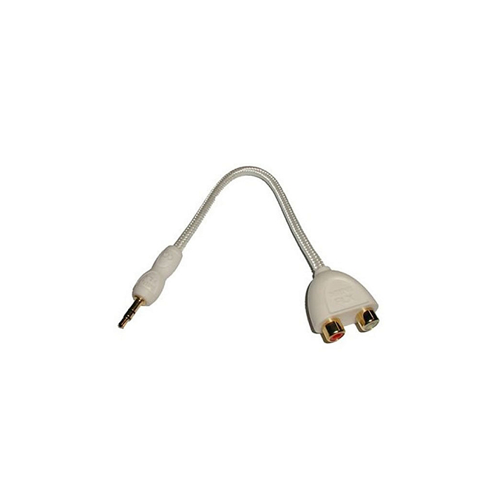 Переходник AudioQuest Mini FLX 3.5-2RCA white - рис.0