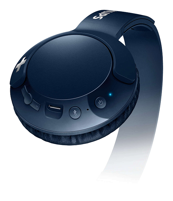 Беспроводные наушники Philips SHB3075 Blue - рис.2