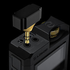 Переходник ddHiFi DJ44Gold Edition Black Gold 4.4mm (f) - 3.5mm (m)