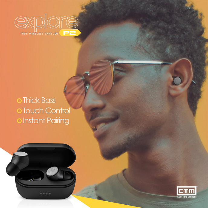 Беспроводные наушники CTM Explore P2 Black - рис.9