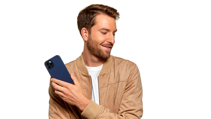 Чехол для смартфонов uBear Touch Mag Safe Case iPhone 12, 12 Pro Blue - рис.15