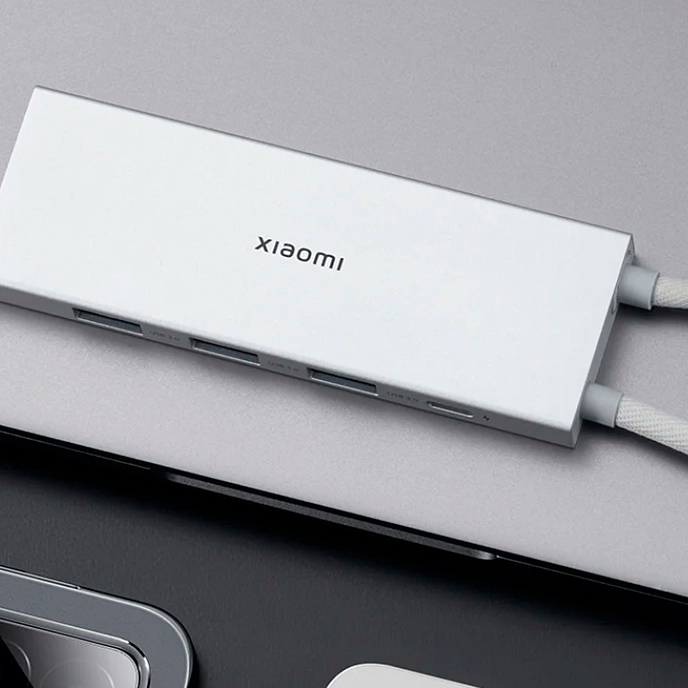 USB HUB Xiaomi 5-in-1 Type-C Hub Grey - рис.7