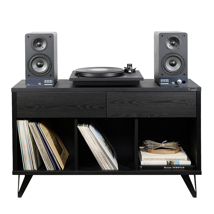 Стойка для Hi-Fi Radiotehnika Rondo 302 Black - рис.1
