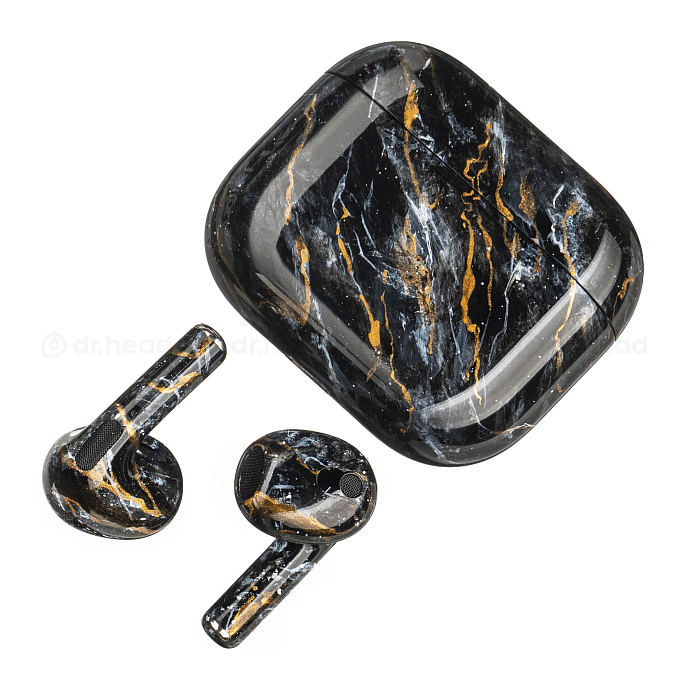 Беспроводные наушники Apple AirPods 3rd Black Marble Total Gloss - рис.2