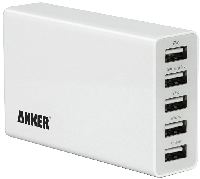 Сетевое зарядное устройство Anker PowerPort+ 25W 5-ports charger - рис.0