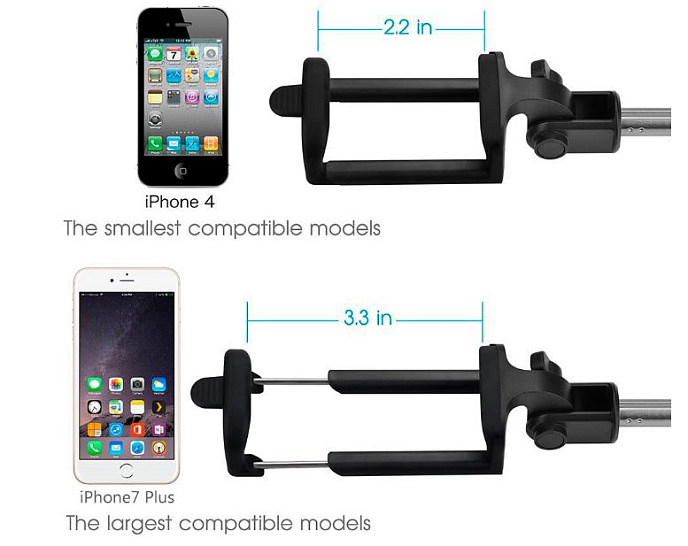 Монопод Mpow iSnap X MBT8B Black Bluetooth - рис.2
