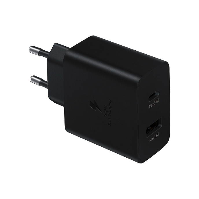Сетевое зарядное устройство Samsung EP-TA220 Black - рис.0