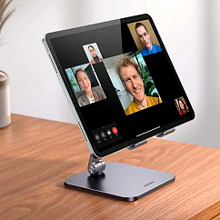 Подставка для планшета Ugreen LP134 (40393) Foldable Metal Tablet Stand gray складная подставка для телефонов и планшетов_OpenBox