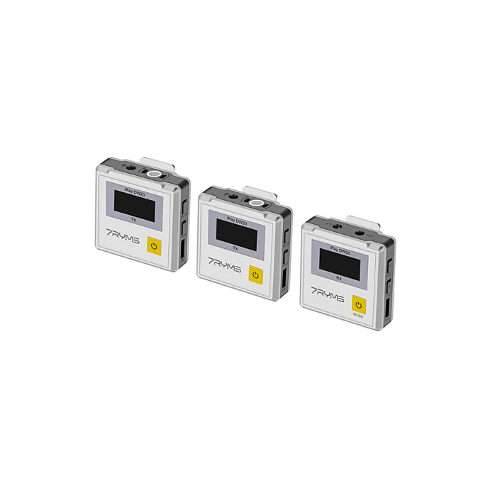 Микрофон-петличный 7Ryms iRay DW20 A White - рис.0