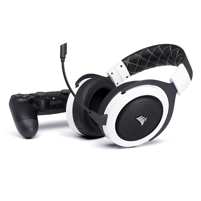Игровая гарнитура Corsair Gaming HS70 Wireless White - рис.10