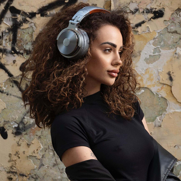 Наушники полноразмерные OneOdio Pro 50 Grey - рис.5