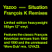 Виниловая пластинка Yazoo - Situation (Fran?ois K Remixes) - рис.2