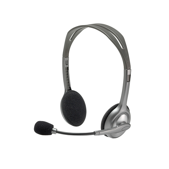 Гарнитура Logitech Headset H110 Silver - рис.0