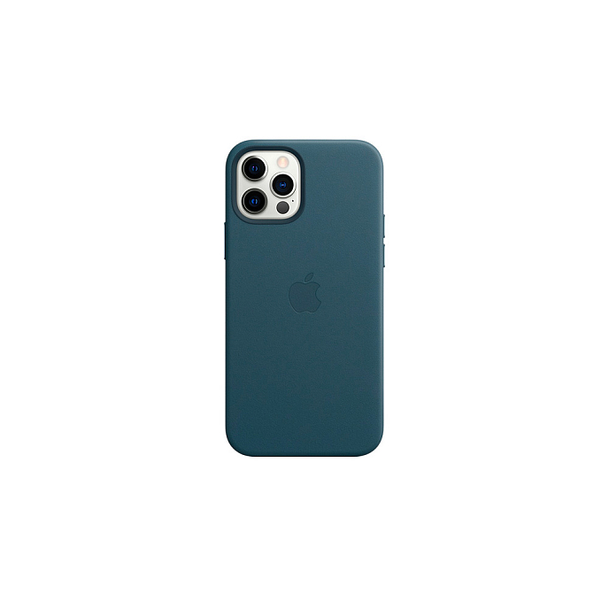 Чехол для смартфонов Apple iPhone 12 + 12 Pro Leather Case with MagSafe Baltic Blue - рис.8