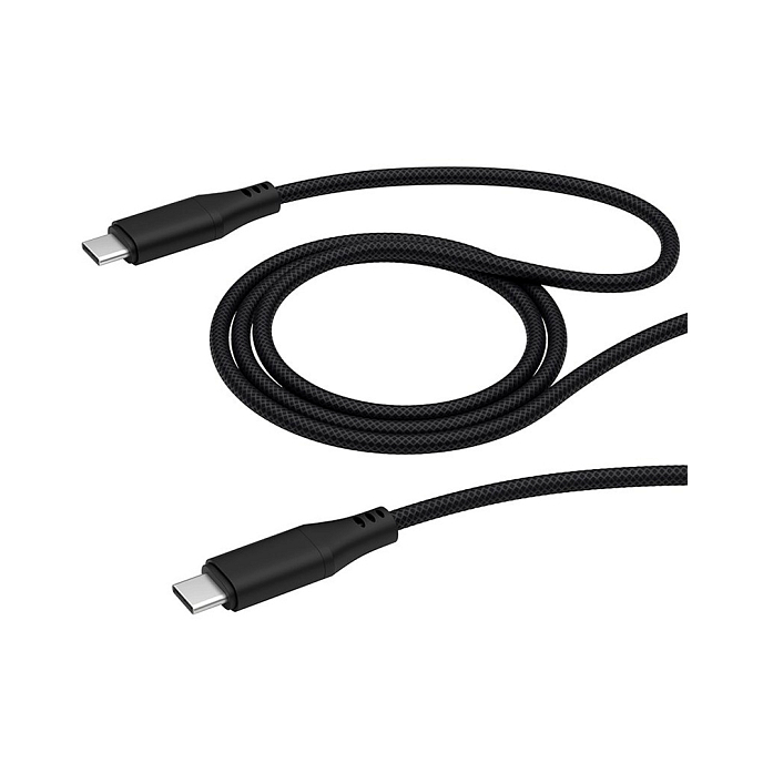 Кабель Deppa USB-C - USB-C 5A 100W 1.2m - рис.0