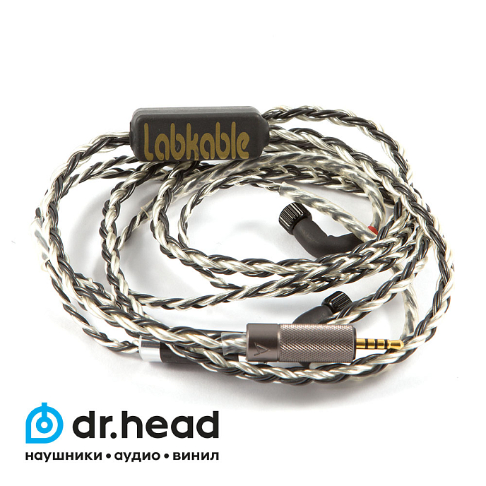 Кабель Labkable Black Carbon JH 4pin - 2.5 with Bass Control - рис.0