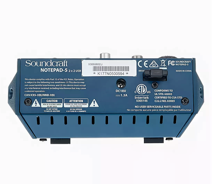 Микшерный пульт Soundcraft Notepad-5 - рис.5