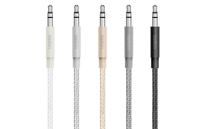Кабель Belkin Mixit Metallic Audio Cable Black - рис.1