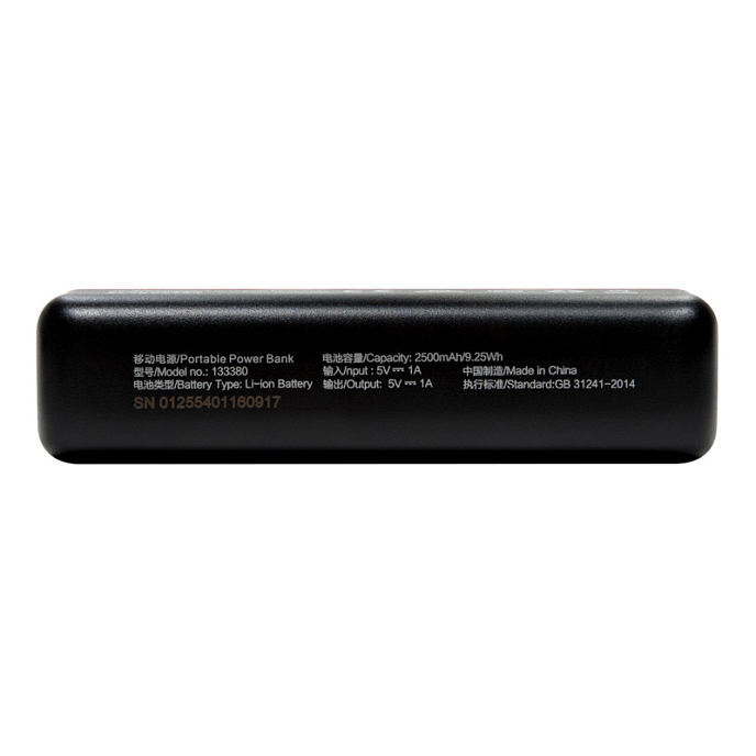 Внешний аккумулятор Monster Power Bank 2500mAh black - рис.3