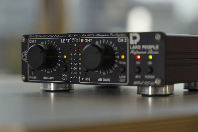 Микрофонный предусилитель Lake People MPA RS 01 Black - рис.2