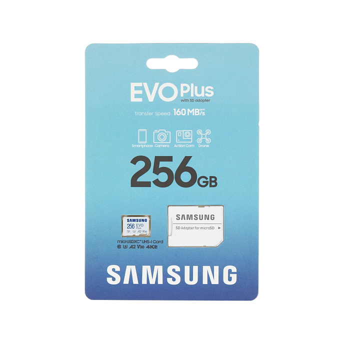 Карта памяти Samsung microSDXC EVO Plus 256Gb - рис.8