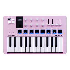MIDI-клавиатура Arturia MiniLab 3 Rose Quartz