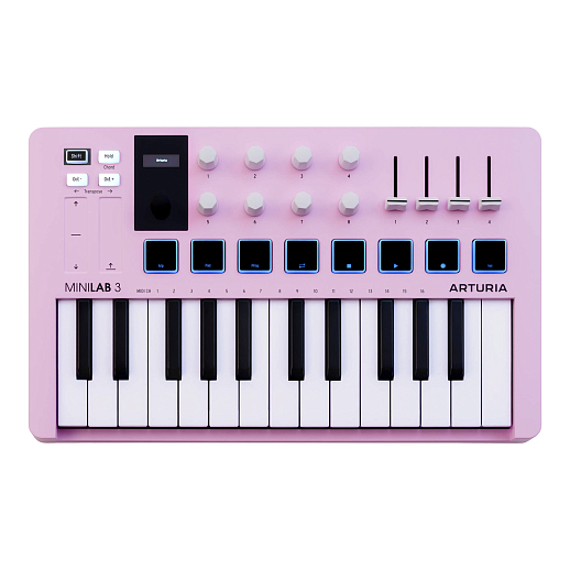 MIDI-клавиатура Arturia MiniLab 3 Rose Quartz