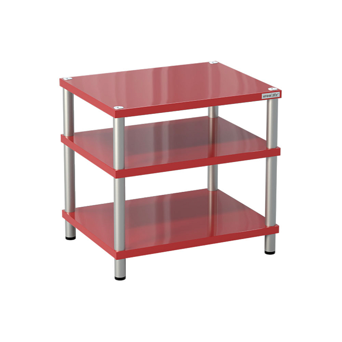 Стойка для Hi-Fi Creaktiv Trend 1-3 Highgloss Red - рис.0