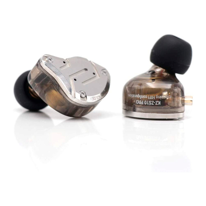 Наушники внутриканальные KZ ZS10 Pro Black without mic - рис.1