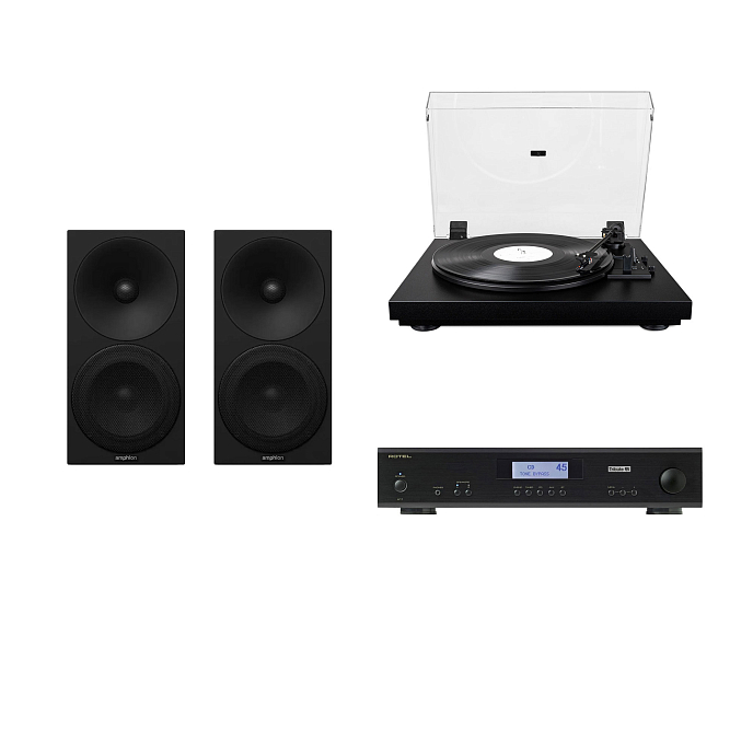 Комплект Rotel A11 Tribute + Amphion Helium510 Black + Pro-Ject Automat A1 - рис.0