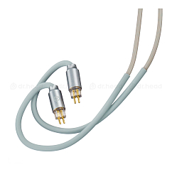 Кабель ddHiFi M110C silver сменный 2-pin кабель для наушников разьем usb-c (SN 28840444853537061023)_Уценка