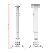 Крепление Uniteki PM2102W White - рис.4